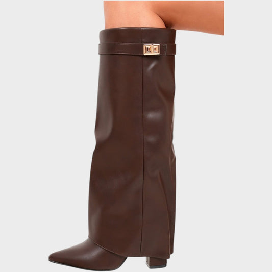 Candela | Botas de Caña Alta de Cuero