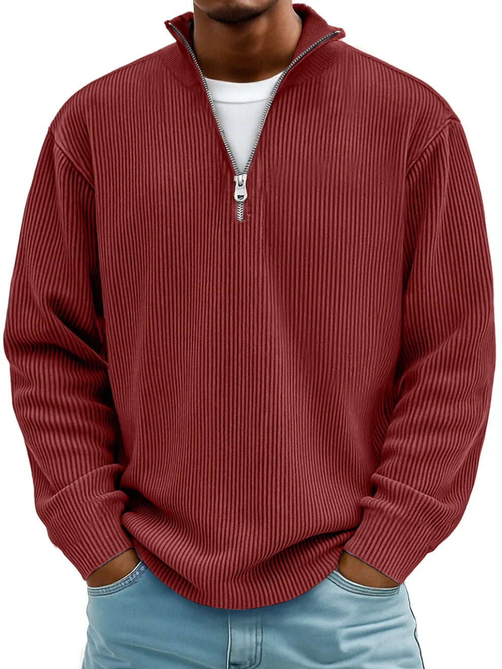 Hugo | Moderno Jersey con Cremallera