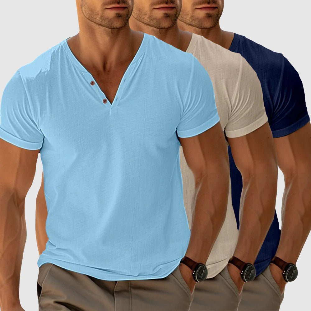 CAMISETA CUELLO ABIERTO | PEDRO