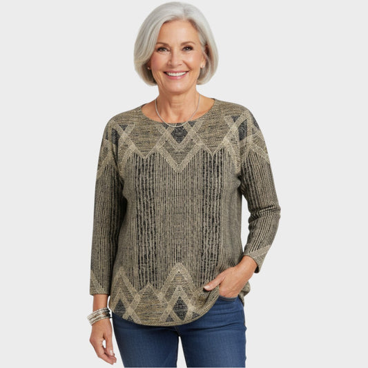 Margarita |  Blusa Vintage con Estampado