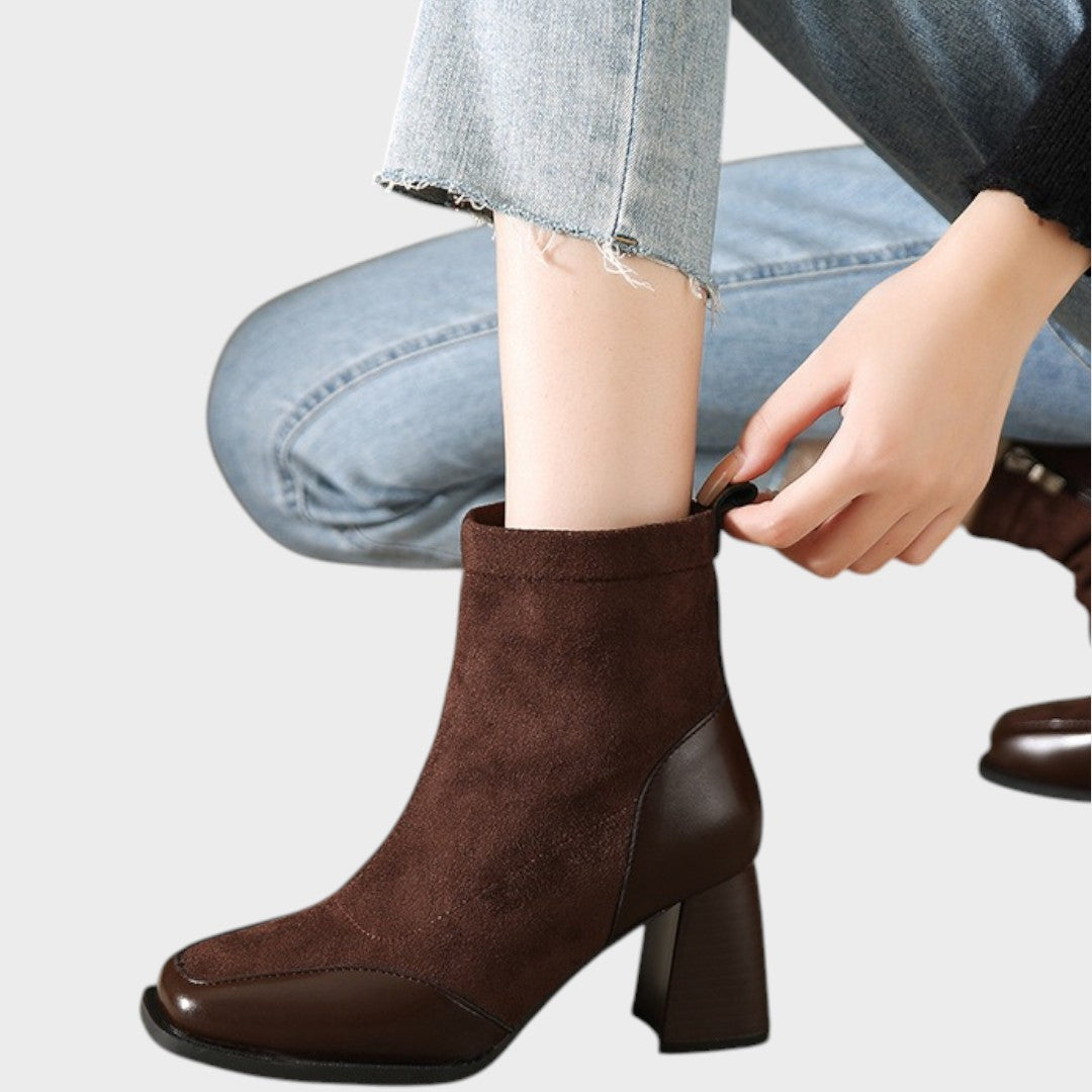Verona | Botas de Antes con Detalles de Piel