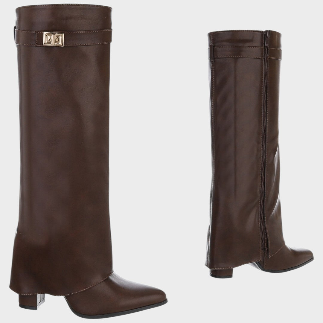 Candela | Botas de Caña Alta de Cuero