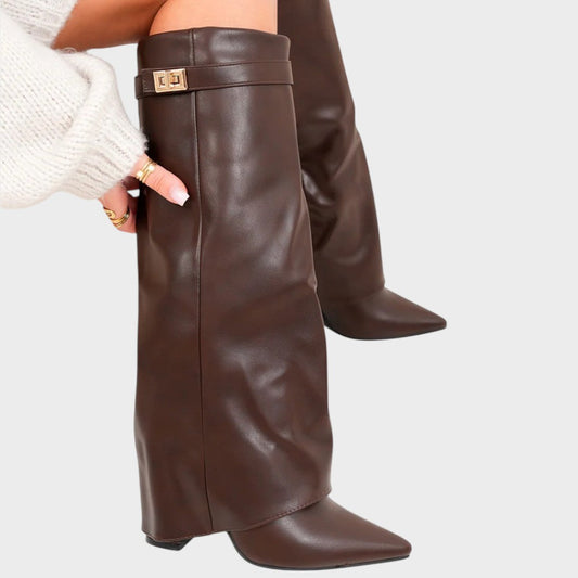 Candela | Botas de Caña Alta de Cuero
