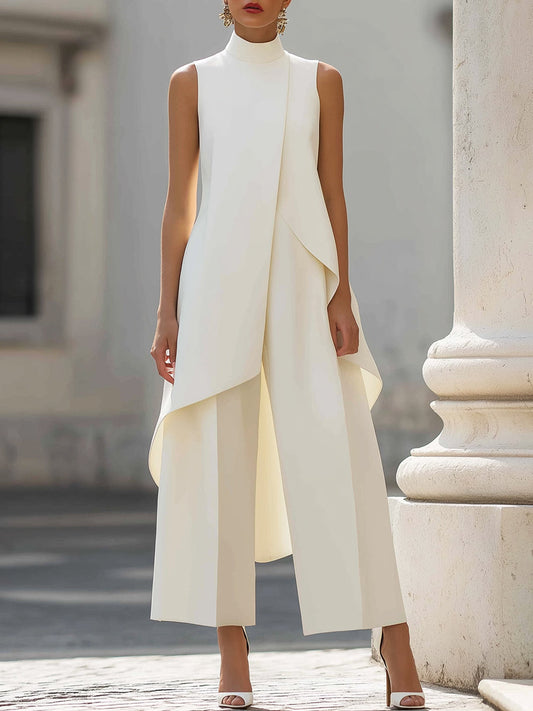 Martina - Mono ancho de corte elegante