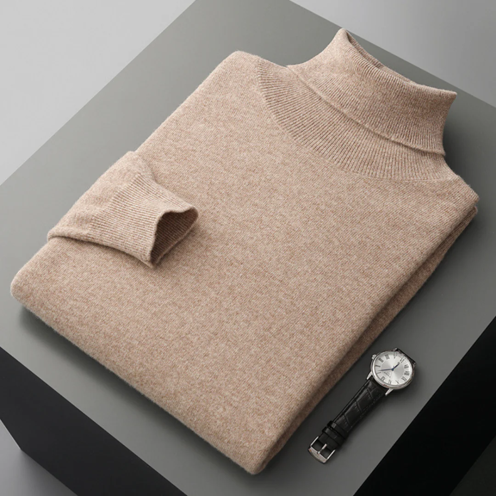 Cuello alto de lana merina Cagliari