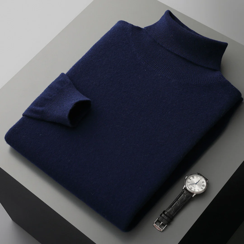 Cuello alto de lana merina Cagliari