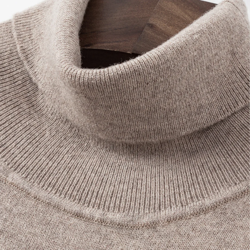 Cuello alto de lana merina Cagliari