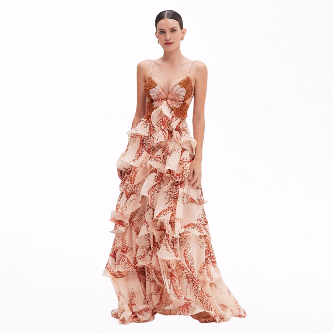 Natalia | Vestido con volantes