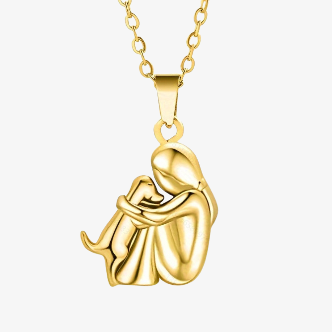 Bela - Collar con colgante en forma de perro