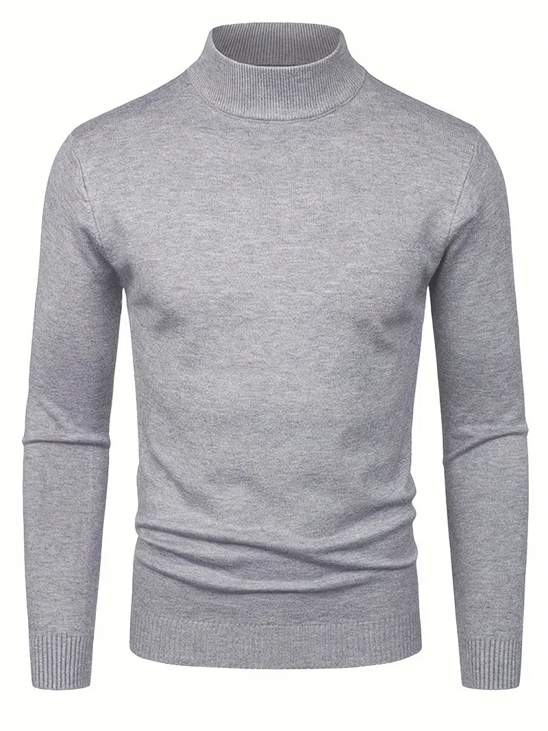 Elegante jersey de cuello alto