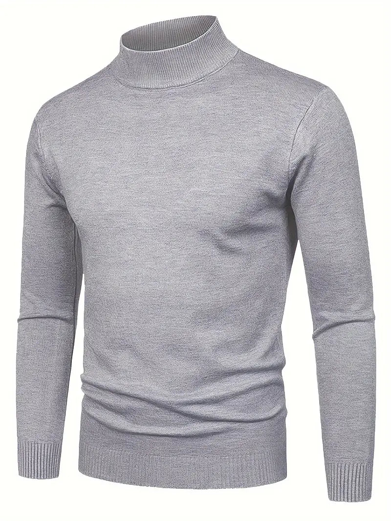 Elegante jersey de cuello alto