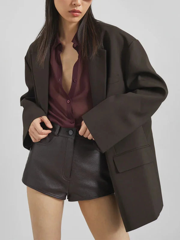 Sofía | Blazer oversize cruzado «Power of Earth»
