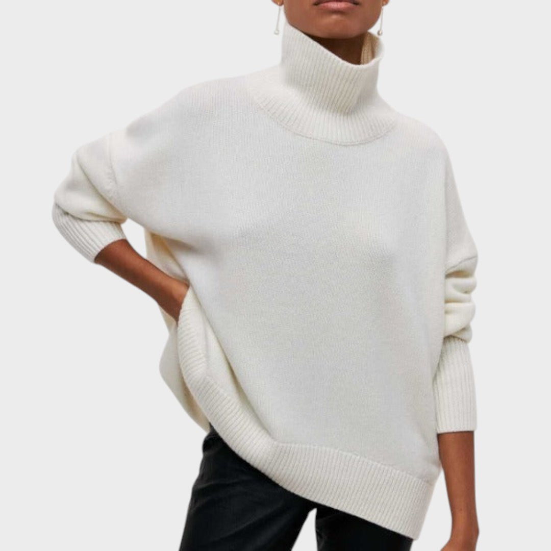 Suzana | Suéter de Cuello Alto Oversize