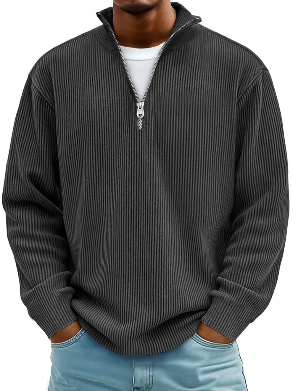 Hugo | Moderno Jersey con Cremallera