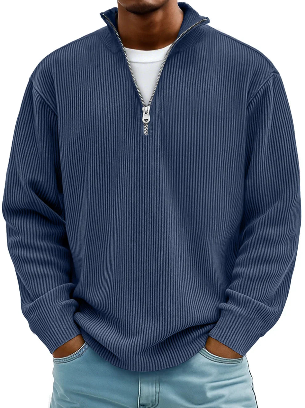 Hugo | Moderno Jersey con Cremallera