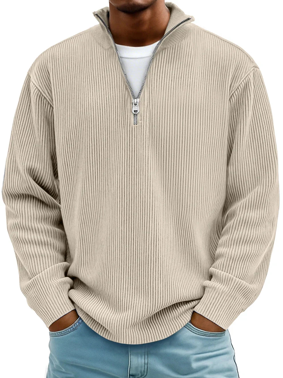 Hugo | Moderno Jersey con Cremallera
