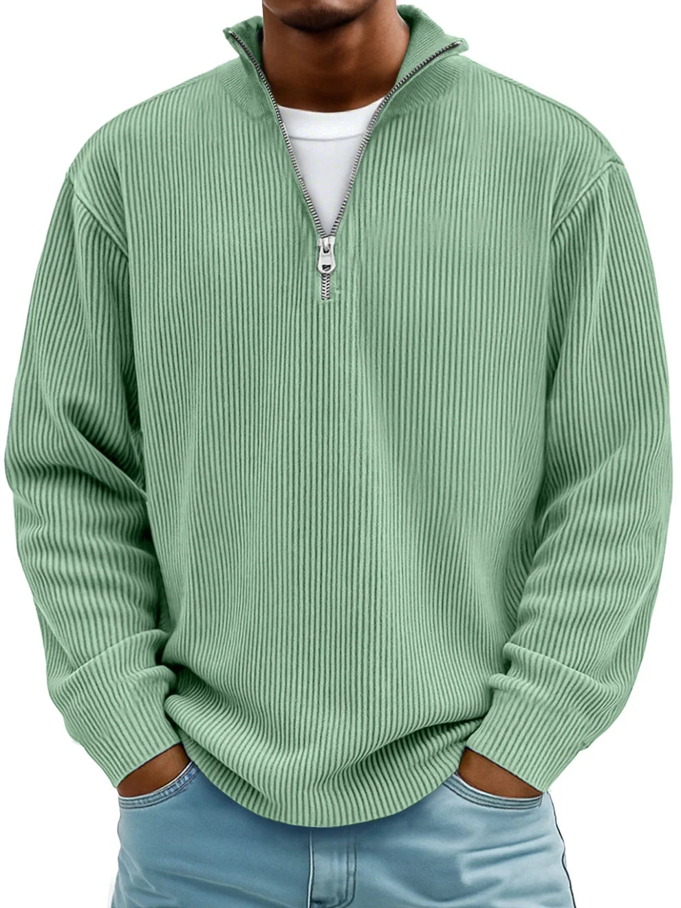 Hugo | Moderno Jersey con Cremallera