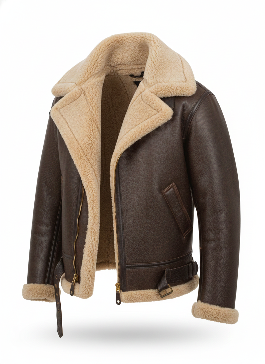 Chaqueta Vintage de Invierno con Acabado Clásico y Forro Cálido