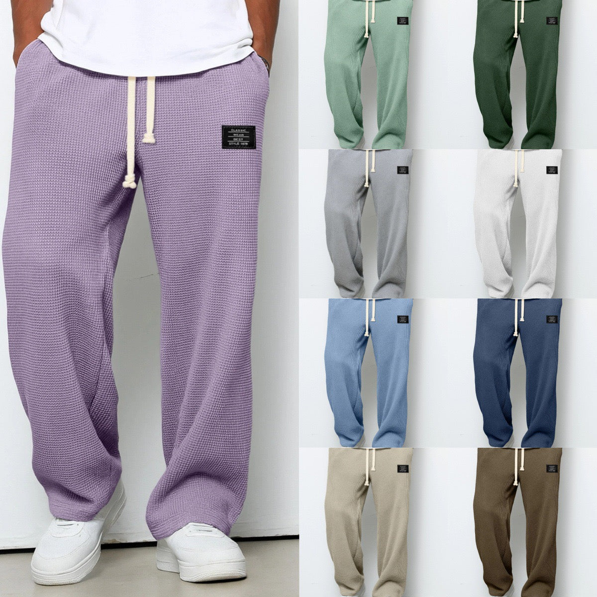 Floren | Pantalones anchos ajustables