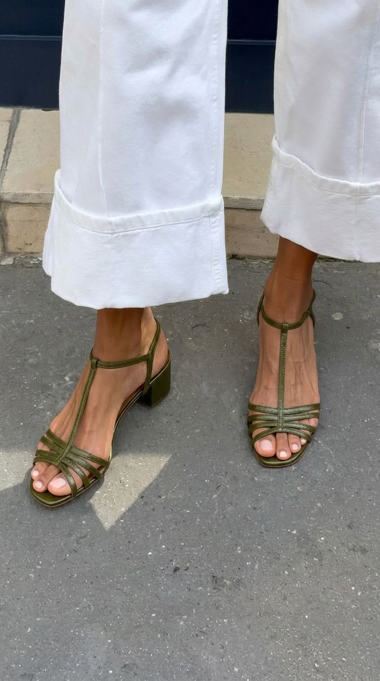 Alba | Sandalias doradas: elegancia para el día a día