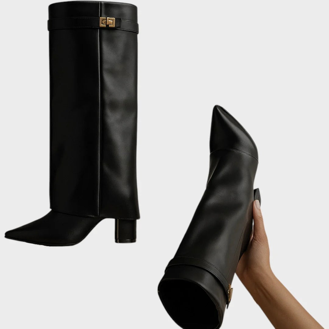 Candela | Botas de Caña Alta de Cuero