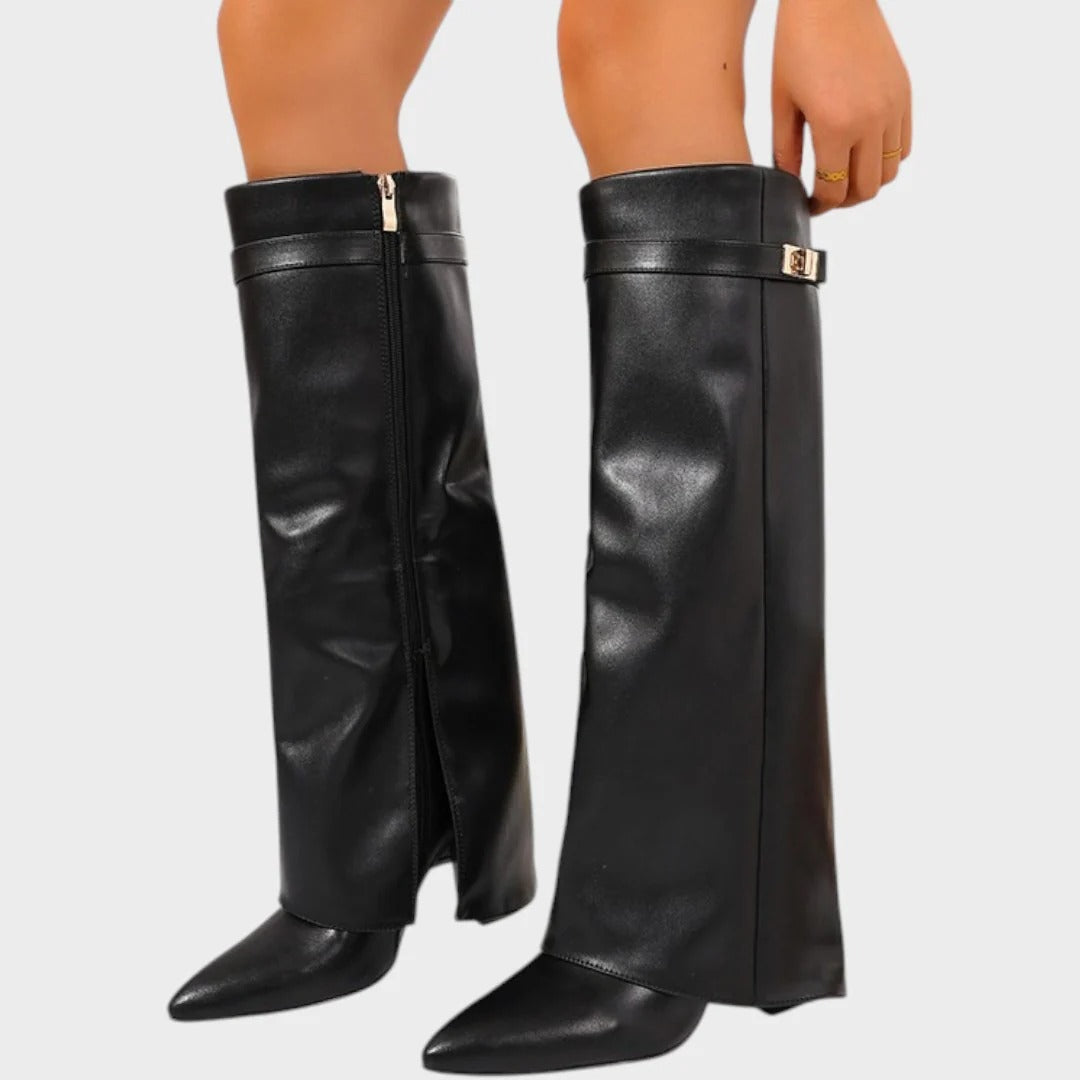 Candela | Botas de Caña Alta de Cuero