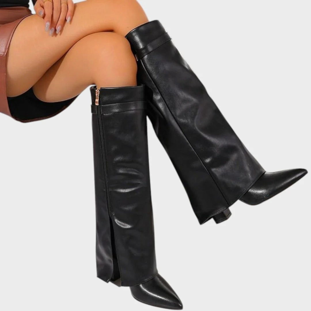Candela | Botas de Caña Alta de Cuero