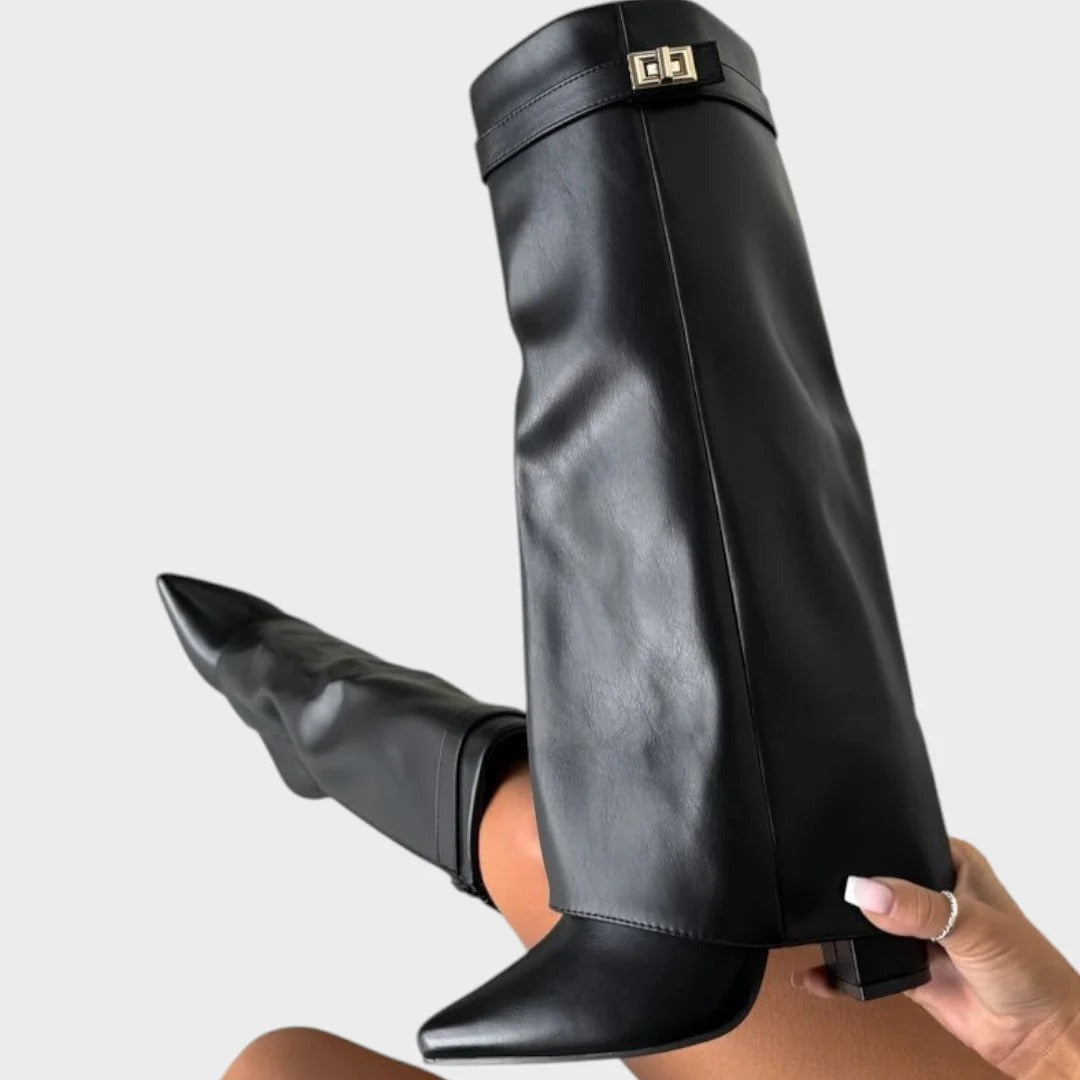 Candela | Botas de Caña Alta de Cuero