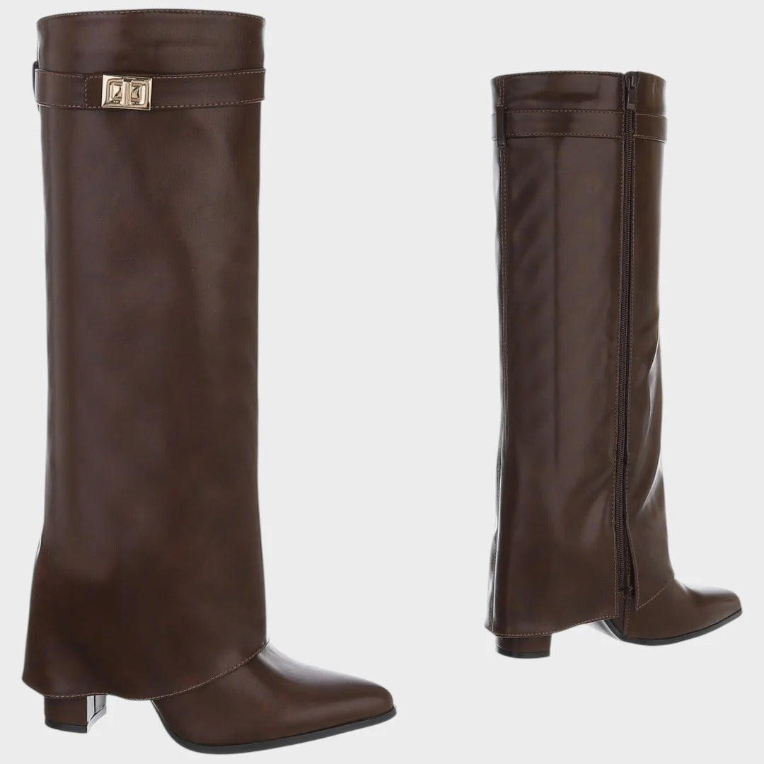 Candela | Botas de Caña Alta de Cuero