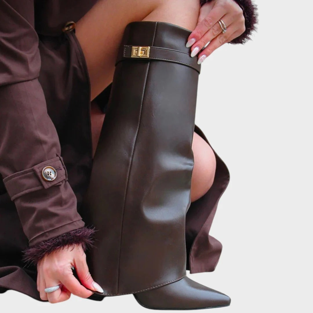 Candela | Botas de Caña Alta de Cuero