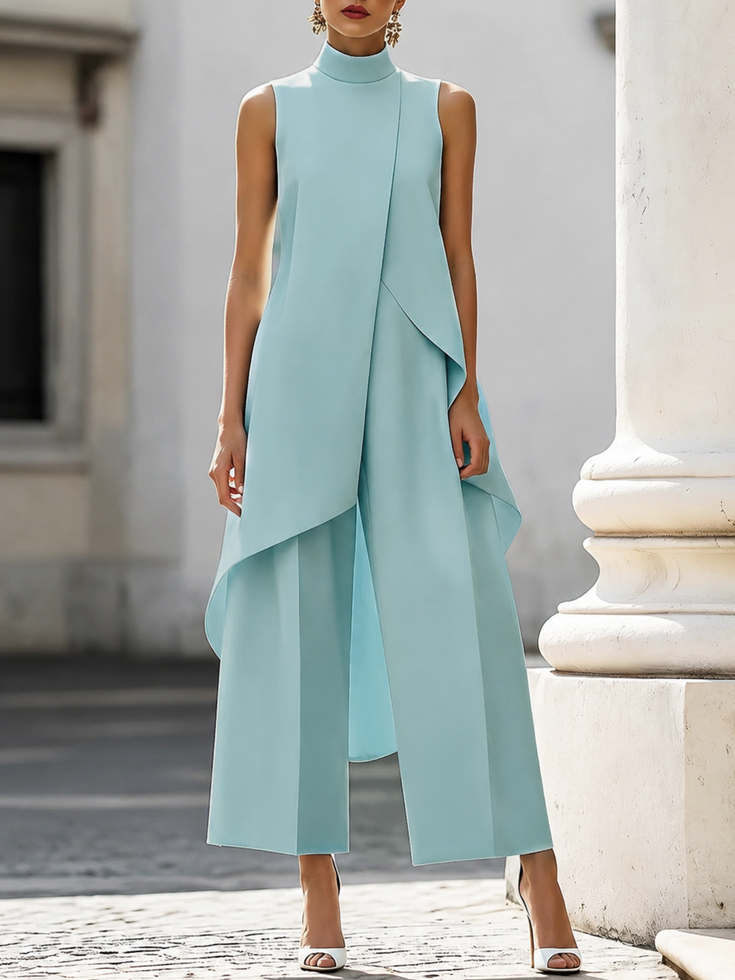 Martina - Mono ancho de corte elegante