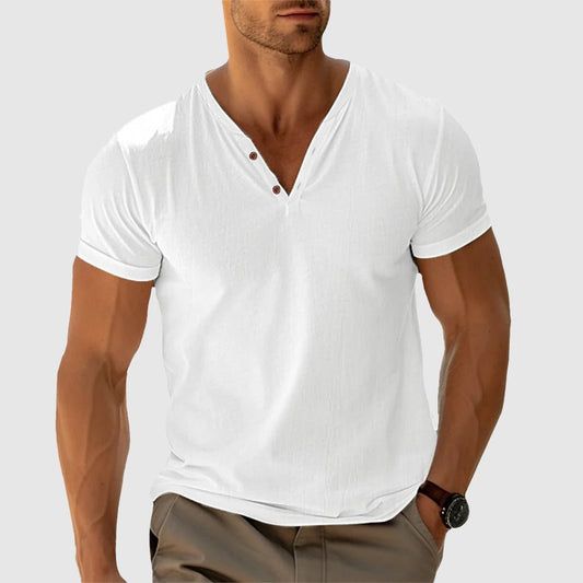 CAMISETA CUELLO ABIERTO | PEDRO