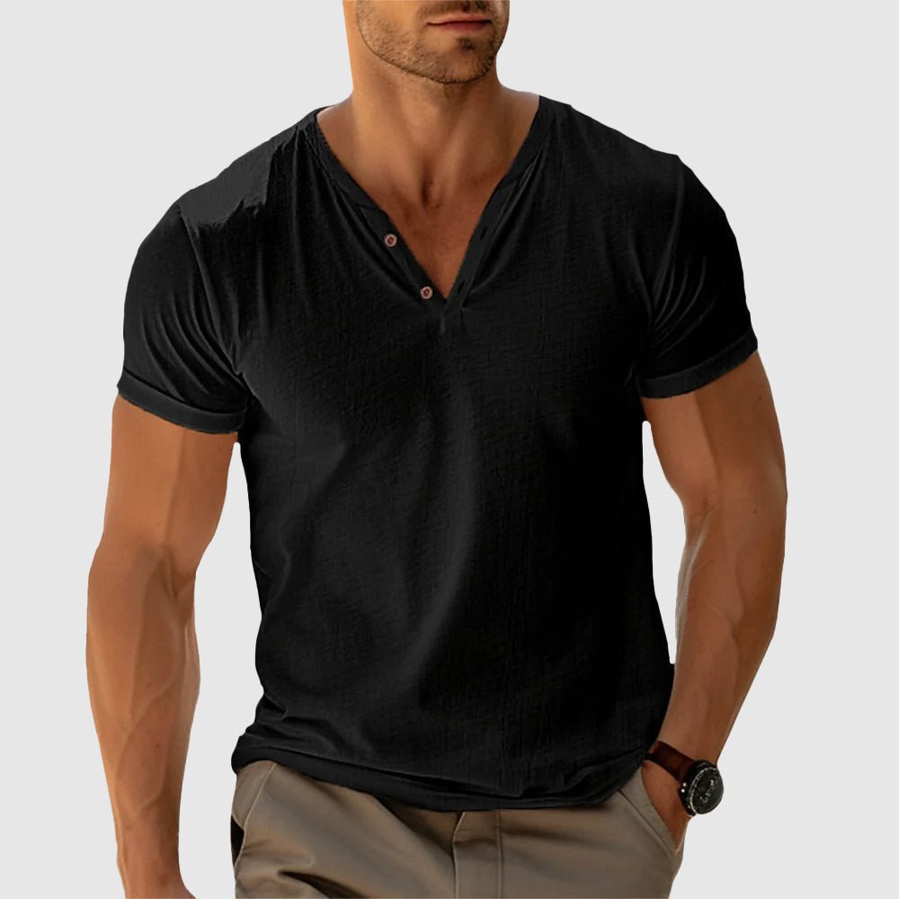 CAMISETA CUELLO ABIERTO | PEDRO