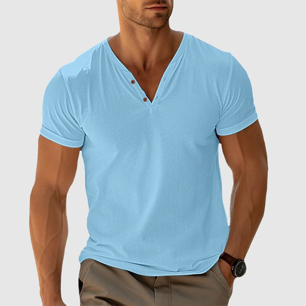 CAMISETA CUELLO ABIERTO | PEDRO