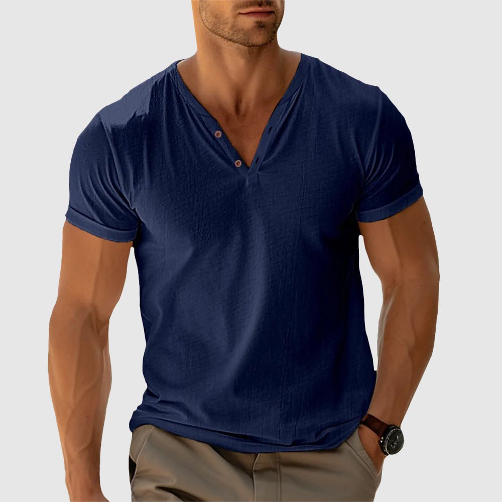 CAMISETA CUELLO ABIERTO | PEDRO