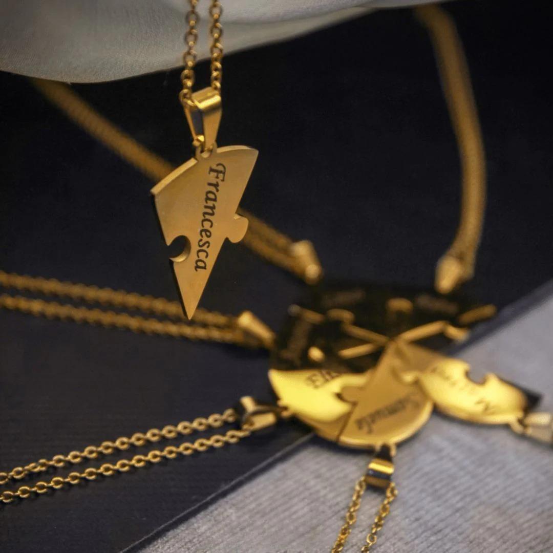 Inseparable | Collar Puzzle Corazón ®
